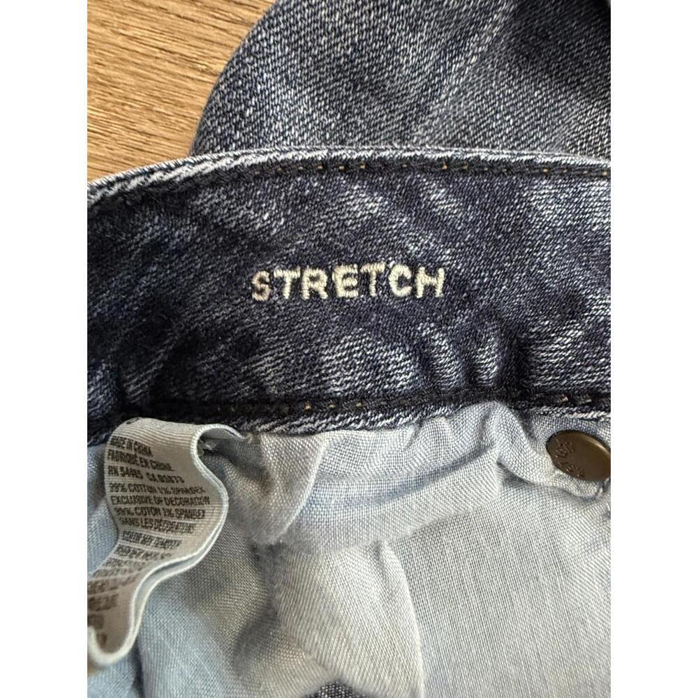 American Eagle Jean Shorts Womens 6 Blue Stretch Denim Cuffed Cutoff Summer - Picture 5 of 8